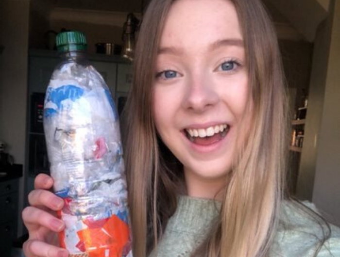 Jessica Booth with water bottle