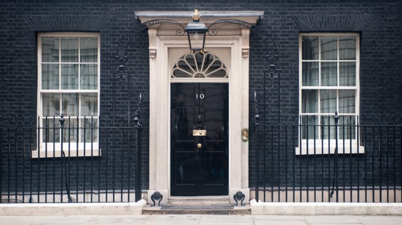 10 Downing Street front door