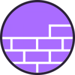 Purple residential icon