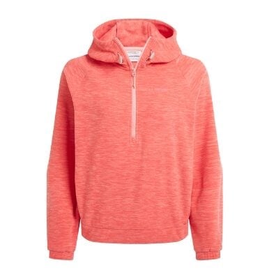 Craghoppers Women's Esk Hooded Half Zip in Coral