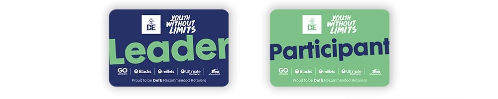 Leaders DofE Card and Participants DofE Card