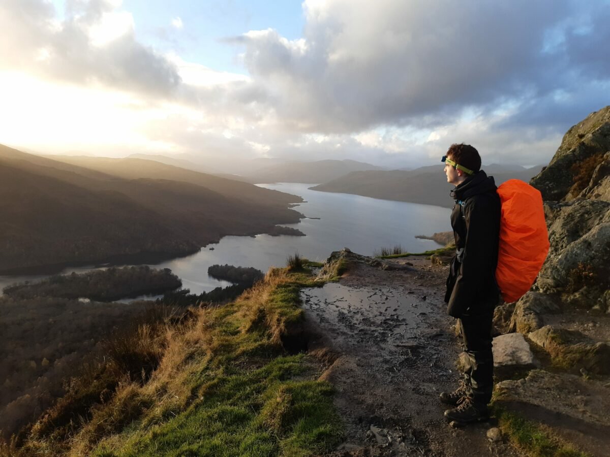 Hugh on a mountain