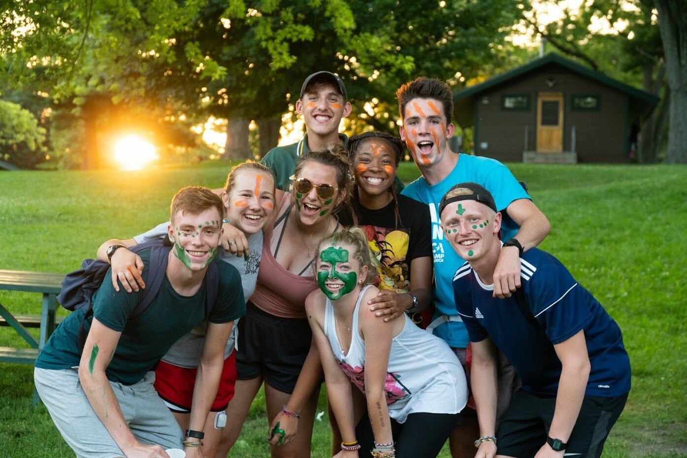 Group of young people on Camp America