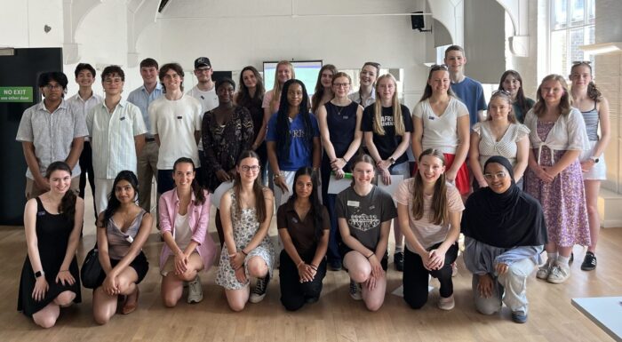 A group photo of the D of E 2026 to 2027 Youth Ambassadors.