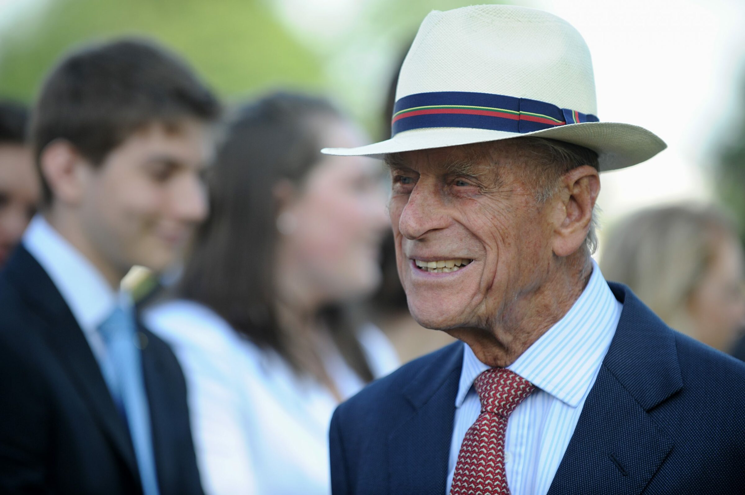 HRH Duke Of Edinburgh smiling